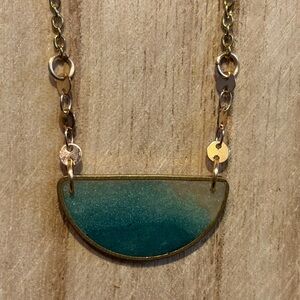 New No Mans Land Half Moon Necklace